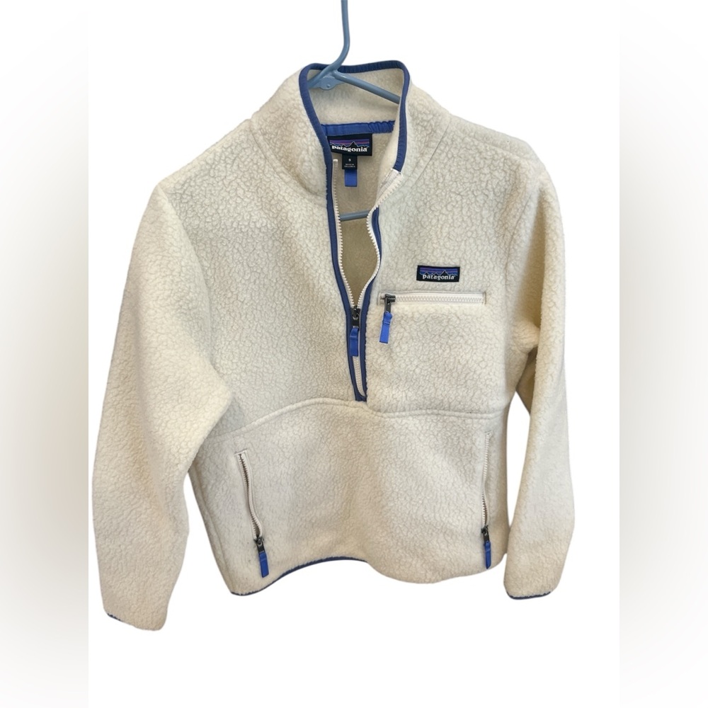 Patagonia Women's Retro Pile Fleece Marsupial Pullover size small